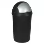 CURVER Bullet 50L must/hõbedane prügikast
