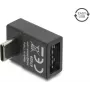Delock USB 2.0 USB Type-C isane Easy USB Type-A emane nurgaadapter, must