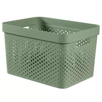 CURVER Infinity Recycled Box 17L 36x27x22cm Roheline