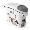 CURVER Pets Life koeratoidu hoiukonteiner 15L antratsiit
