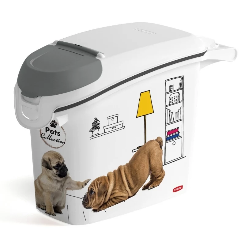 CURVER Pets Life koeratoidu hoiukonteiner 15L antratsiit