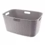 CURVER Softex 45L pesukorv, hallikaspruun, 57x37x27cm