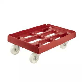 keeeper transportkastide ja korvide käru Rolf 61x41x19 cm punane