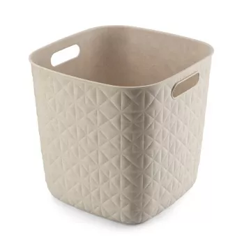 CURVER Softex ruudukujuline hoiukorv 15L kriitvalge 27,9x27,9x26,9cm