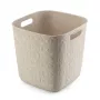 CURVER Softex ruudukujuline hoiukorv 15L kriitvalge 27,9x27,9x26,9cm