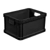 KEEEPER Robert 20L Euro konteiner, 400 x 300 x 220 mm, grafiit, kandevõime 30 kg, virnastatav, toiduohutu