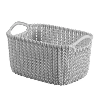 CURVER Kootud korv XS ristkülikukujuline 3L helehall 25x18x14cm