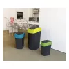 Curver Flip Bin 9L must ja kollane prügikast