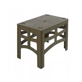 keeeper kokkupandav välistingimustes kasutatav laud Timo L 70x45x55 cm oliiv, kandevõime 80 kg