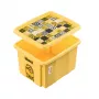 KEEEPER kaanega kast 15L Karolina “Minions Mosaic” 38x29.5x20.5 cm kollane