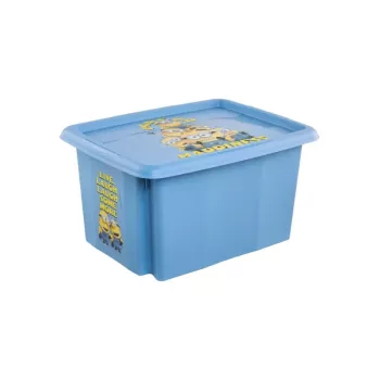 keeeper kaanega kast 15L Karolina “Minions Happiness” 38x29,5x20,5cm helesinine