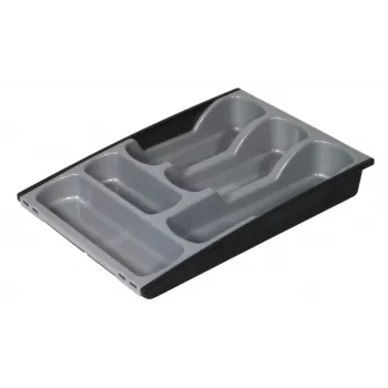 CURVER Modulo Nature ristkülikukujuline serveerimisvaagen 42x30x6,4 cm kiltkivimust