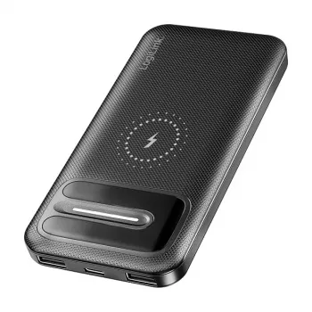 LogiLink PA0343RF juhtmevaba akupank 10000 mAh must