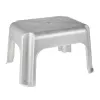 KEEEPER Taburet Tim 36,5 x 30 x 24 cm helehõbedane, FSC-sertifitseeritud bambus, kandevõime 150 kg