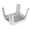 KEEEPER Taburet Tim 36,5 x 30 x 24 cm helehõbedane, FSC-sertifitseeritud bambus, kandevõime 150 kg