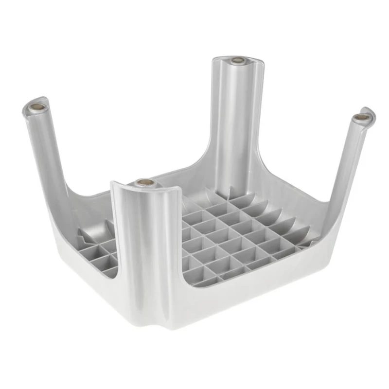 KEEEPER Taburet Tim 36,5 x 30 x 24 cm helehõbedane, FSC-sertifitseeritud bambus, kandevõime 150 kg