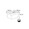 keeeper Crystalbox Cornelia hoiukarp kaanega, 12 L, läbipaistev, 39,5 x 29,5 x 17,5 cm