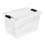 keeeper Crystalbox Cornelia 52L läbipaistev hoiukarp klõpsuga kaanega