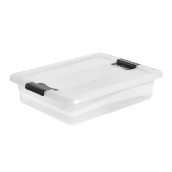 keeeper Crystalbox Cornelia hoiukarp kaanega, 7 L, läbipaistev, polüpropüleen, toiduohutu, virnastatav, 39,5 x 29,5 x 9,5 cm