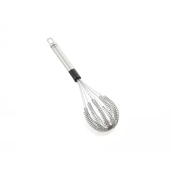 LEIFHEIT Speed Quirl M käsitsi vispel, roostevaba teras, valge/hall, 26 cm