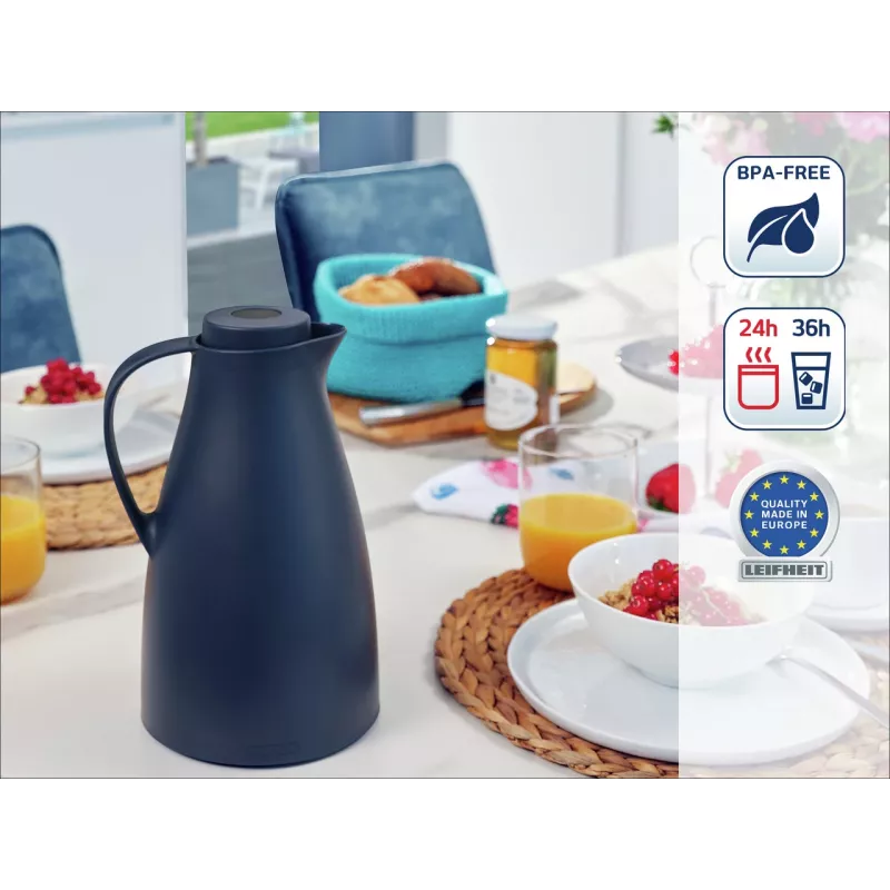 LEIFHEIT Thermos Harmonic Blue 1L vaakumisoleeritud termokann