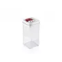 LEIFHEIT Fresh&Easy toiduhoidja 1,2 L, õhukindel, BPA-vaba, läbipaistev valge/halli kaanega