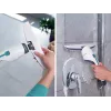 LEIFHEIT Nemo asendusimemisotsik dušikabiinidele, plaatidele ja peeglitele – 170 mm silikoonhuul, hall/valge