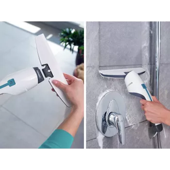 LEIFHEIT Nemo asendusimemisotsik dušikabiinidele, plaatidele ja peeglitele – 170 mm silikoonhuul, hall/valge