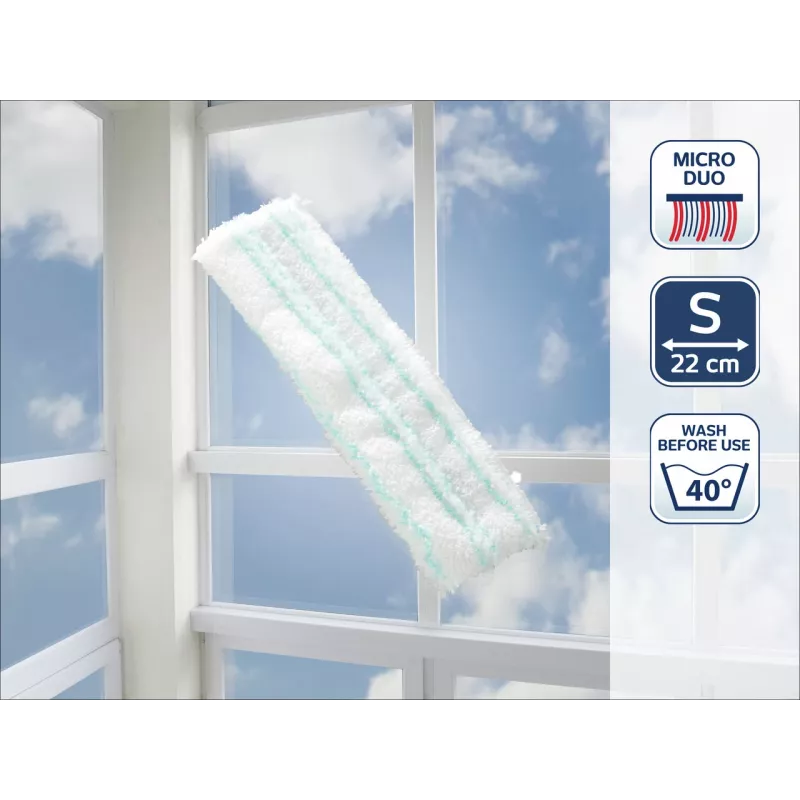 LEIFHEIT aknapühkija varusvammiga otsik Window & Frame Cleaner 3in1 Mini micro duo