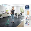 LEIFHEIT Picobello M Micro Duo põrandapühkija teleskoopvarrega, 33 cm puhastuslaius, roheline/valge