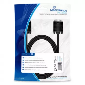 MediaRange SVGA ühenduskaabel VGA - VGA 1,8m must