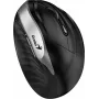 UNITEK Genius Ergo 8250S juhtmevaba ergonoomiline hiir, 1600 DPI, must-hõbedane