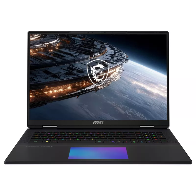 MSI Titan 18 HX A2WJ-1410FRY mängusülearvuti, 18-tolline UHD+ Mini LED 240Hz, Intel Core Ultra 9 290HX Plus, 64GB DDR5, 2TB SSD, GeForce RTX 5090 24GB, Windows 11 Pro, prantsuse AZERTY klaviatuur
