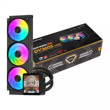 DarkFlash DV360S MAX 360mm ARGB AIO vedelikjahuti protsessorile - must