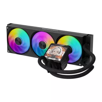 DarkFlash DV360S MAX 360mm ARGB AIO vedelikjahuti protsessorile - must