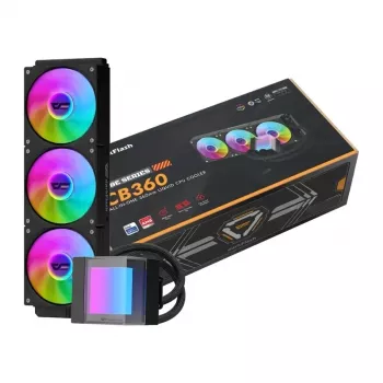 DarkFlash CB360 360mm ARGB vedelikjahuti CPU-le - must