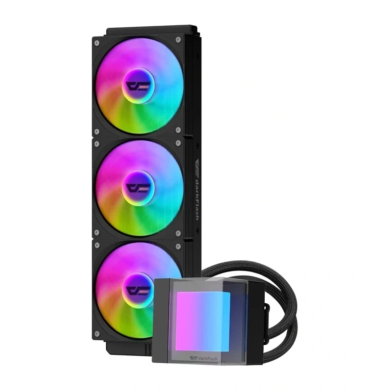 DarkFlash CB360 360mm ARGB vedelikjahuti CPU-le - must