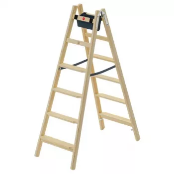 HAILO Kahepoolne redel H77 ComfortLine Puidust 2x6 astmega