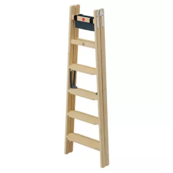 HAILO Kahepoolne redel H77 ComfortLine Puidust 2x6 astmega