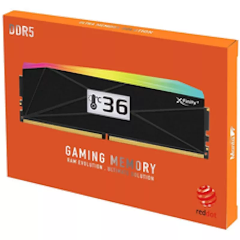 V-Color Manta XFinity+ aRGB 32GB (2x16GB) DDR5-6000 CL28 lauaarvuti mälukomplekt, must