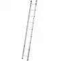 Hailo ProfiStep uno 7109-007 Alumiiniumist tugiredel, 7 astet, max töökõrgus 3,5 m, hõbedane