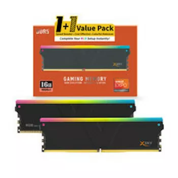V-Color Manta XSky RGB 16GB DDR5-6000 CL28 EXPO mälumoodul, must