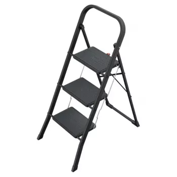 HAILO K44 StandardLine kokkupandav astmepink, 3 astet, turvakäepide, must, 150 kg