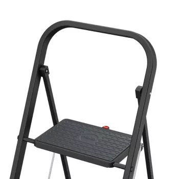 HAILO K44 StandardLine kokkupandav astmepink, 3 astet, turvakäepide, must, 150 kg