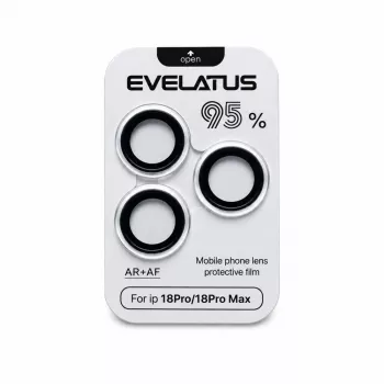 Evelatus Armor Series kaamera objektiivi kaitseklaas Apple iPhone 18 Pro / 18 Pro Max jaoks - hõbedane