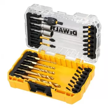 DEWALT DT70735T-QZ 25-osaline EXTREME FLEXTORQ kruvikeeraja otsakute komplekt koos magnetilise otsakuhoidjaga, TSTAK kohver