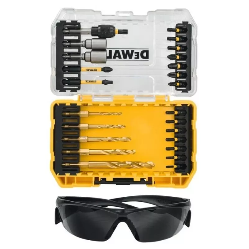 DEWALT DT70735T-QZ 25-osaline EXTREME FLEXTORQ kruvikeeraja otsakute komplekt koos magnetilise otsakuhoidjaga, TSTAK kohver