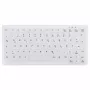 CONTOUR DESIGN Active Key MedicalKey AK-C4110 traadita klaviatuur, QWERTZ DE, valge, IP68 desinfitseeritav, laetav