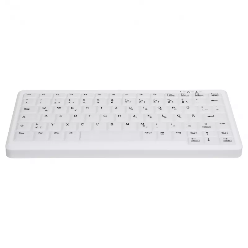 CONTOUR DESIGN Active Key MedicalKey AK-C4110 traadita klaviatuur, QWERTZ DE, valge, IP68 desinfitseeritav, laetav