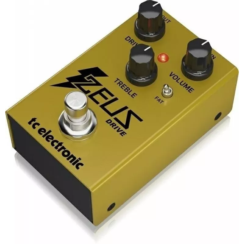 TC Electronic Zeus Drive Overdrive Pedal - analoog Klon Centaur inspireeritud skeem, True Bypass, kompaktne die-cast metallkorpus, 9V DC